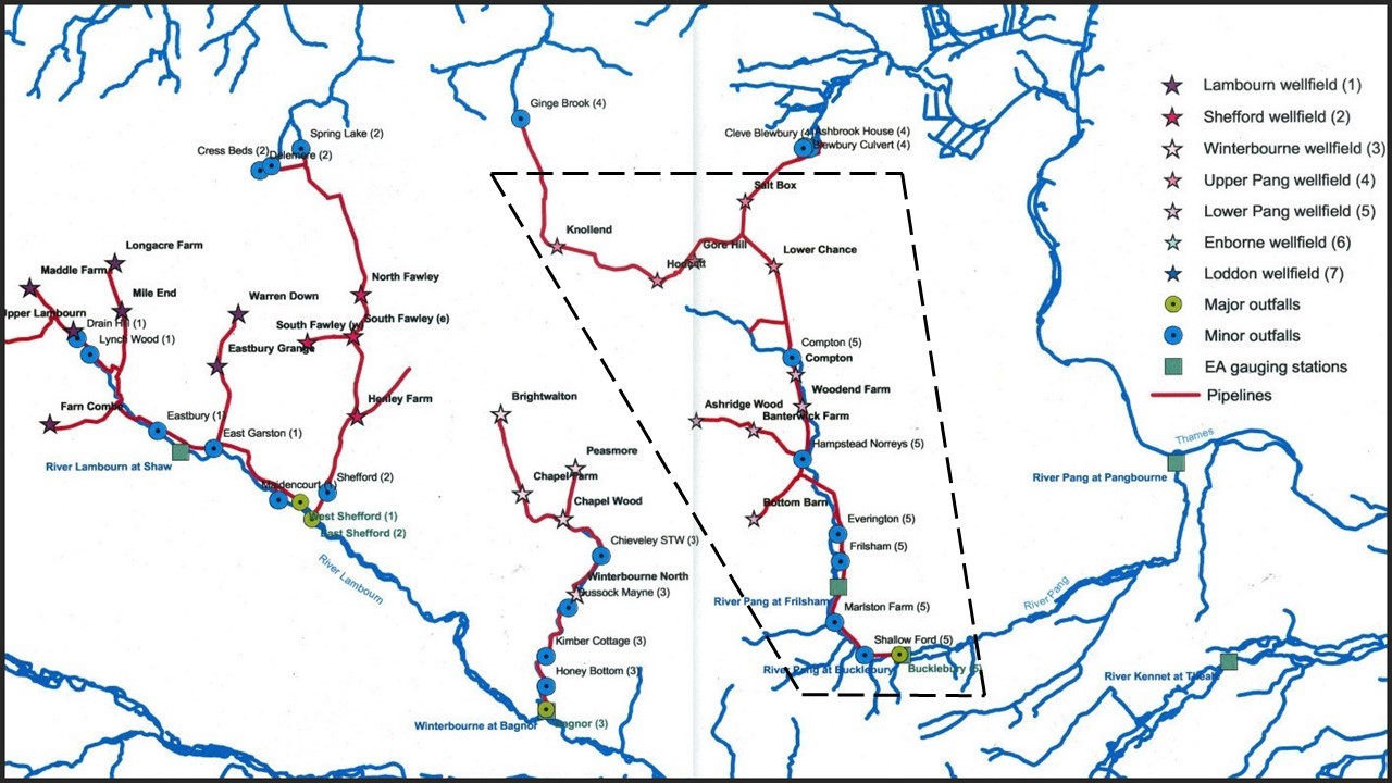 West Berkshire Groundwater Scheme map